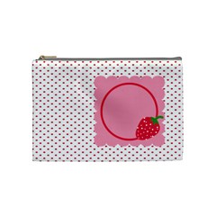 Strawberries cosmetic bag M 01 - Cosmetic Bag (Medium)
