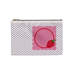 Strawberries cosmetic bag M 01 - Cosmetic Bag (Medium) Strawberries cosmetic bag M 01 - Cosmetic Bag (Medium)