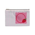 Strawberries cosmetic bag M 01 - Cosmetic Bag (Medium)