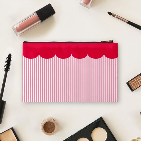 Strawberries Cosmetic Bag M 03 By Carol Back