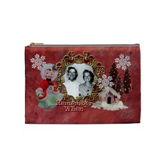 Remember When Christmas Medium Cosmetic Bag (7 styles) - Cosmetic Bag (Medium) Remember When Christmas Medium Cosmetic Bag (7 styles) - Cosmetic Bag (Medium)