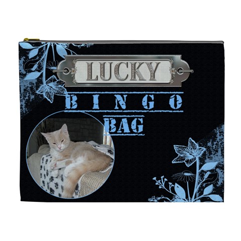 Lucky Bingo Bag (xl Cosmetic Bag) By Lil Front