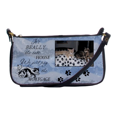 It s Really The Cats House     Shoulder Clutch By Lil Front