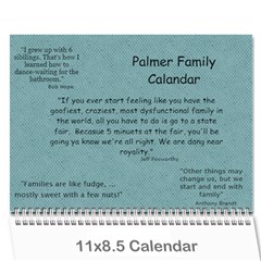 Palmer  - Wall Calendar 11  x 8.5  (12-Months)