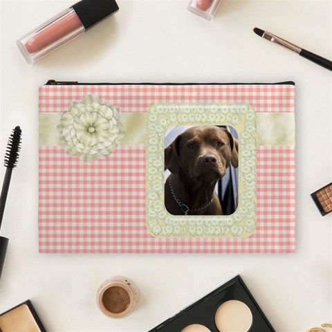 Gentle Times Large Cosmetic Case 2 By Joan T Front