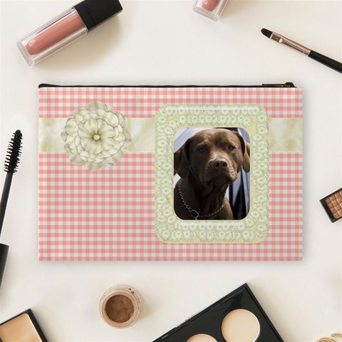 Gentle Times Large Cosmetic Case 2 By Joan T Back