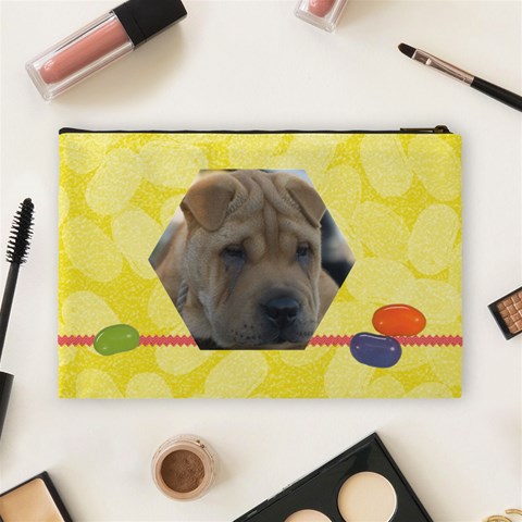 Jelly Bean Large Cosmetic Case By Joan T Back