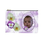 Pansy Large Cosmetic Case 1 - Cosmetic Bag (Large)