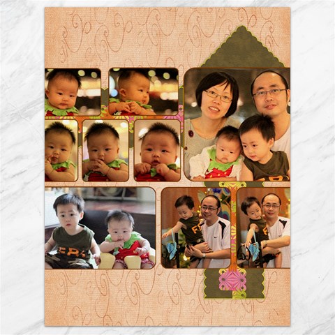 Family By Weiyao 17.8 x23.08  Canvas - 1