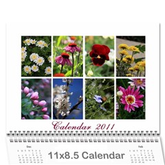 Calendar 2011 - Wall Calendar 11  x 8.5  (12-Months)
