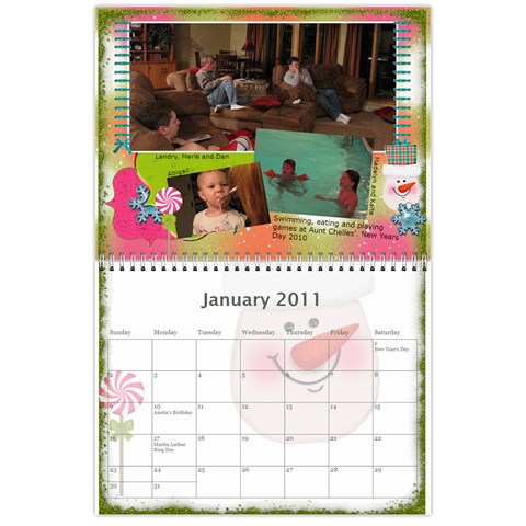 Mom s Calendar 2011 By Linda Ward Jan 2011