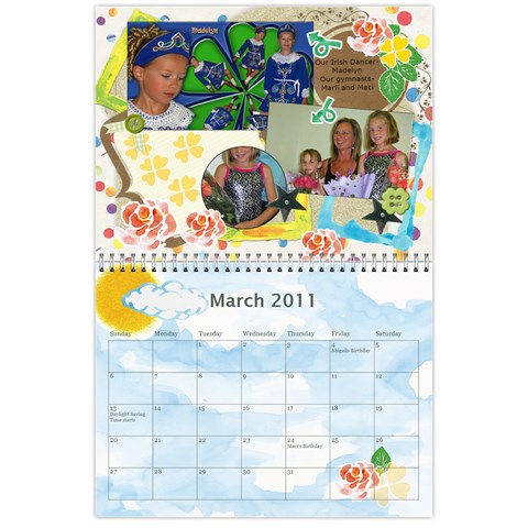 Mom s Calendar 2011 By Linda Ward Mar 2011