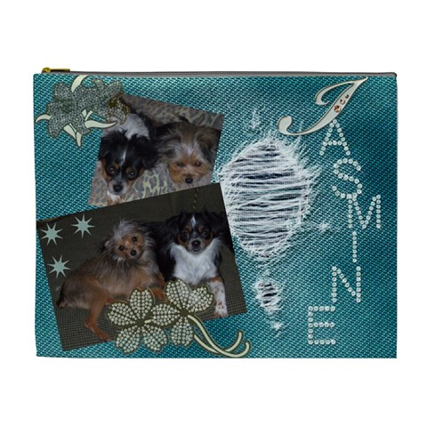 Xl Cosmetic Bag #1 By Nellie Front