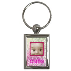 Cute Pinks Floral Keychain