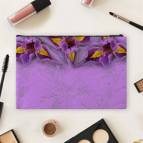 Iris Large Cosmetic Case 2 By Joan T Back