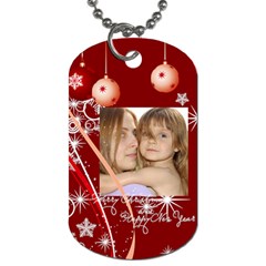 christmas - Dog Tag (One Side)