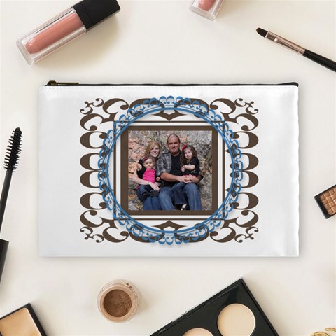 Large Cosmetic Bag Template By Amanda Bunn Front
