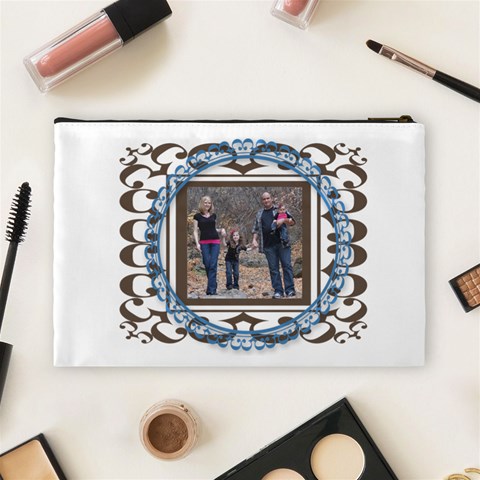 Large Cosmetic Bag Template By Amanda Bunn Back