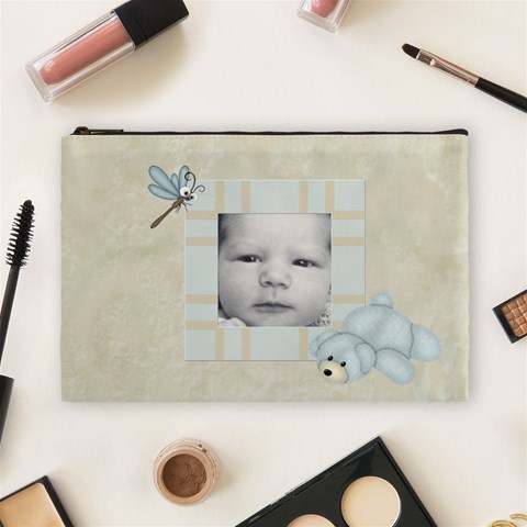 Little Boys Large Cosmetic Case 2 By Joan T Front