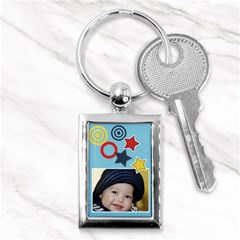 Key Chain (Rectangle)  - Stars