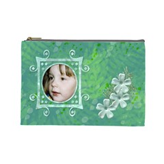 Frog Salad Large Cosmetic Case - Cosmetic Bag (Large)