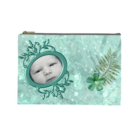 Frog Salad Large Cosmetic Case 2 By Joan T Front