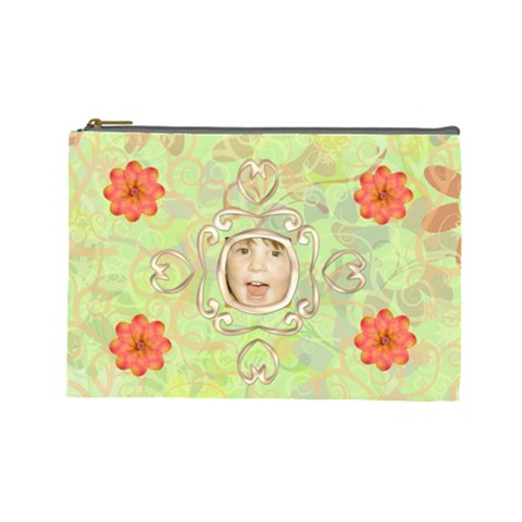 Melon Surprise Large Cosmetic Case 2 By Joan T Front