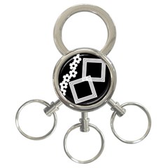 Black And White -  Key Chain