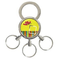 LOVE -  Key chain - 3-Ring Key Chain