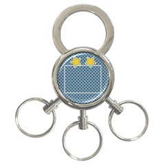 3-ring Key Chain- Template1