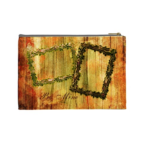 I Heart You Be Mine Autumn Large Cosmetic Bag By Ellan Back