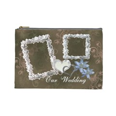 I Heart You Our Wedding Day Large Cosmetic Bag (7 styles) - Cosmetic Bag (Large)