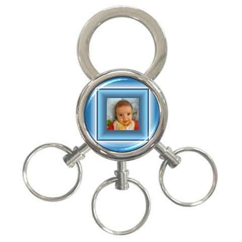 Blue Key Chain By Daniela Front