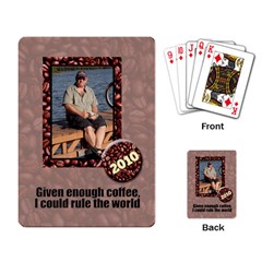 coffee cards - Playing Cards Single Design (Rectangle) coffee cards - Playing Cards Single Design (Rectangle)