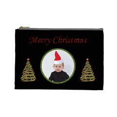 Merry Christmas Cosmetic Bag (L) - Cosmetic Bag (Large)