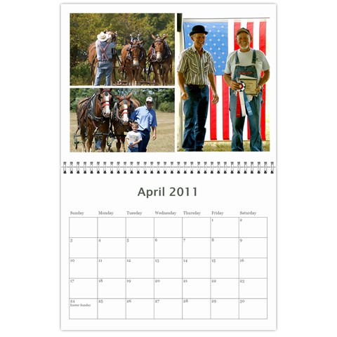 2011 Ryans Calendar  By Rick Conley Apr 2011