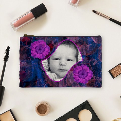 New Year Medium Cosmetic Case By Joan T Front