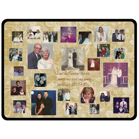 Nana And Papa By Christy Sinko 80 x60  Blanket Front