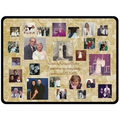 Nana and Papa - Fleece Blanket (Large)