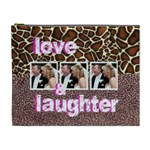 animal print love & laughter extra large cosmetic bag - Cosmetic Bag (XL)