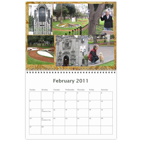 18 Mo Calender By Jan Cockreham Feb 2011