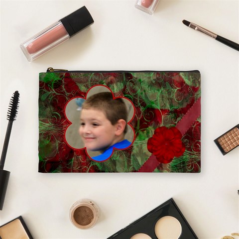 New Year Medium Cosmetic Case 4 By Joan T Front