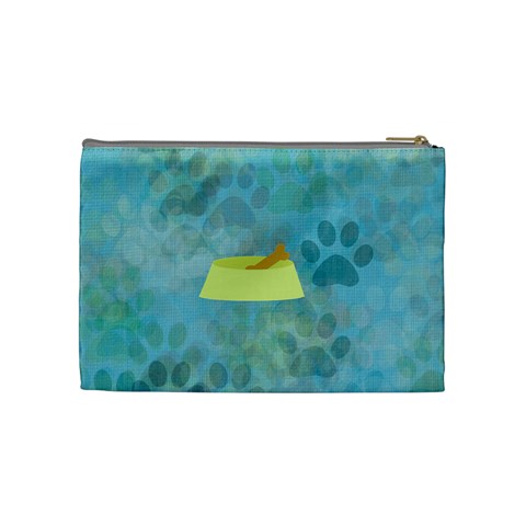 Hot Dog Medium Cosmetic Case 2 By Joan T Back