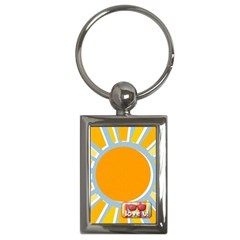 Love U! key chain - Key Chain (Rectangle)