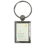 Love quote- key chain2 - Key Chain (Rectangle)