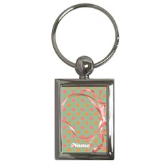 Ribbon frame- key chain - Key Chain (Rectangle)