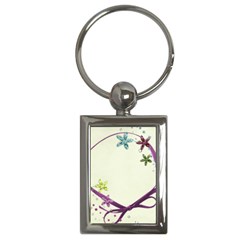 Glitter Flowers-key Chain