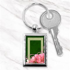 Pink & Green - key chain - Key Chain (Rectangle)