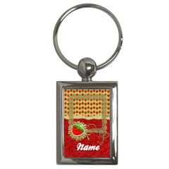 Strawberry -key chain - Key Chain (Rectangle)