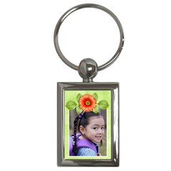 Key Chain (rectangle)  - Orange Twist